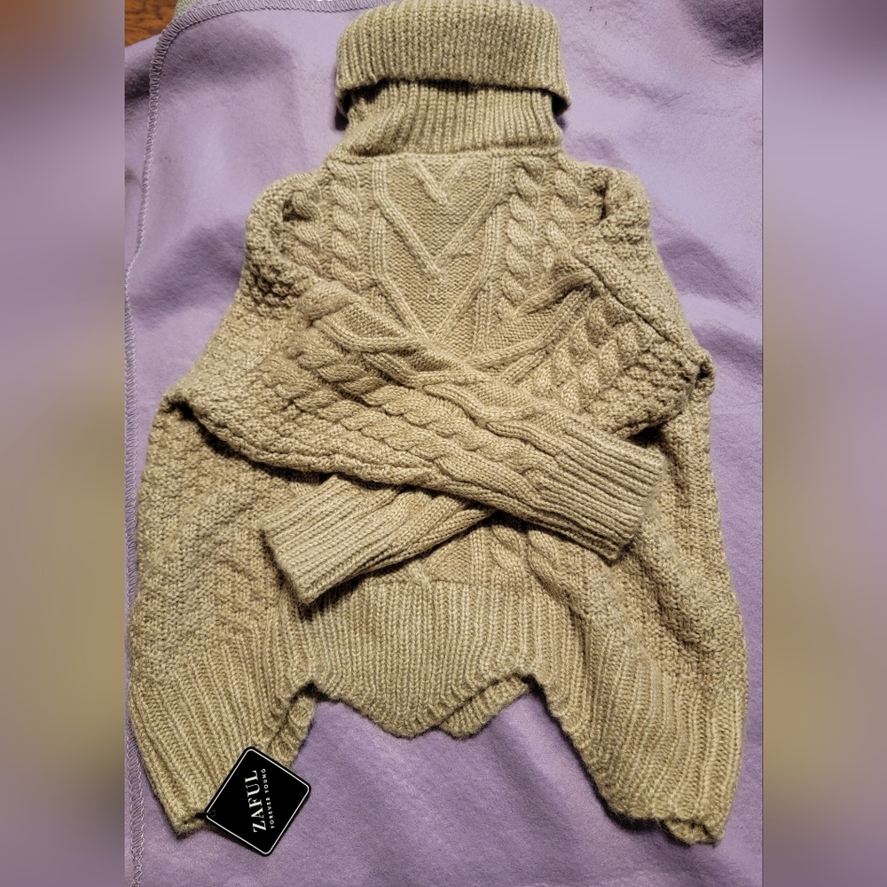 New Tan Zaful Sweater.